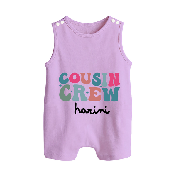Cousin Crew Romper Suit / Sleeveless Romper | Matching Outfits for Baby Cousins - LILAC - 0 - 5 Months Old (Chest 18")