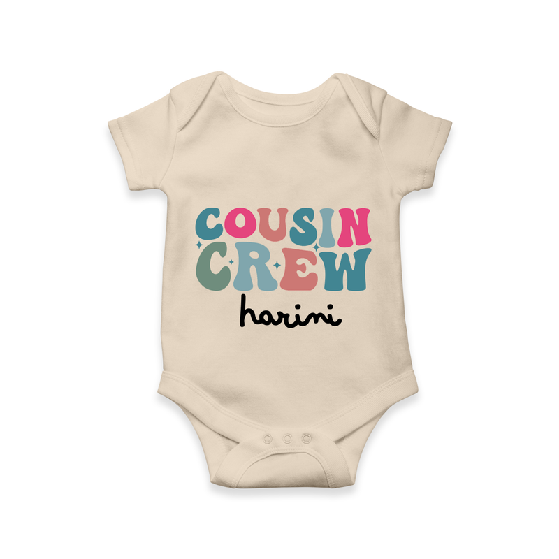 Cousin Crew Romper / Onesie | Matching Outfits for Baby Cousins - IVORY - New Born (Chest 14")