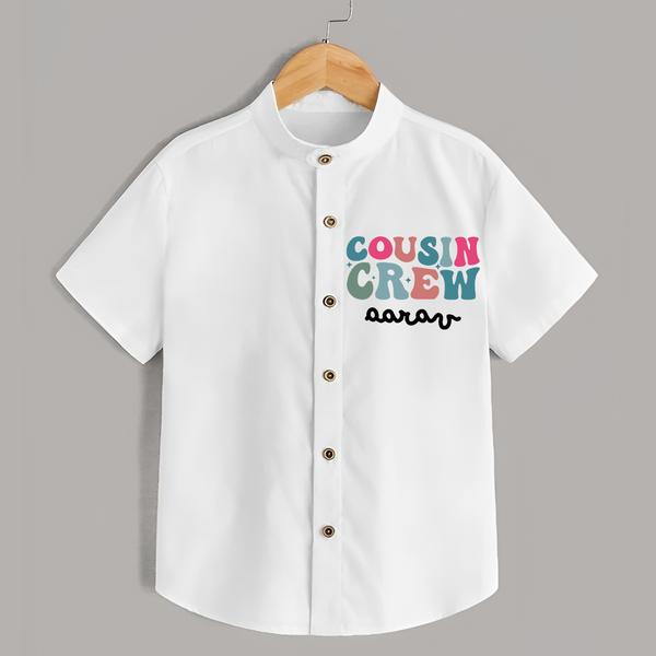 Cousin Crew Shirt | Matching Outfits for Baby Cousins - WHITE - 0 - 6 Months Old (Chest 23")