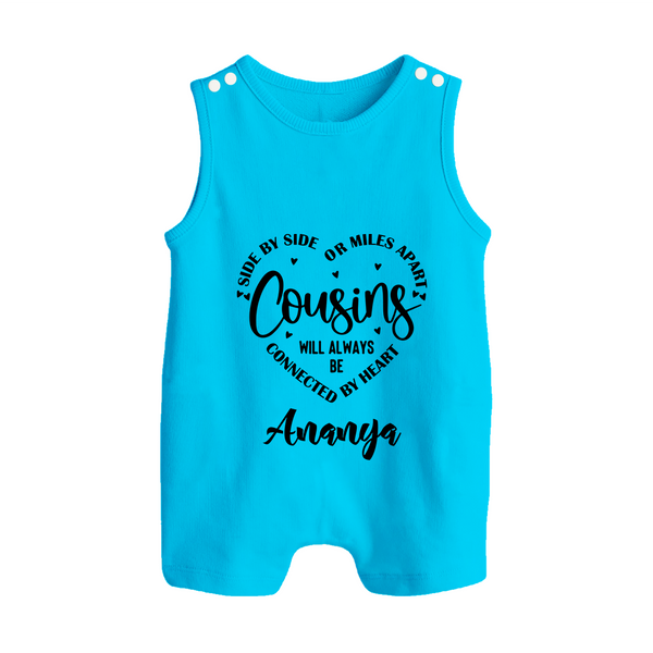 Cousin Connection Romper Suit / Sleeveless Romper | Customizable Baby Clothing - SKY BLUE - 0 - 5 Months Old (Chest 18")