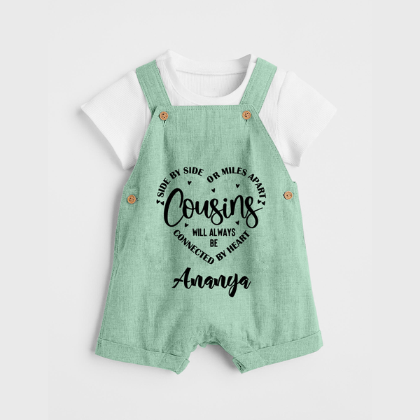 Cousin Connection Dungaree Set | Customizable Baby Clothing - MINT GREEN - 0 - 5 Months Old (Chest 18")