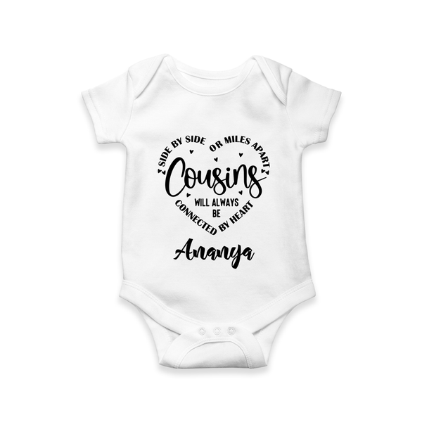 Cousin Connection Romper / Onesie | Customizable Baby Clothing - WHITE - New Born (Chest 14")