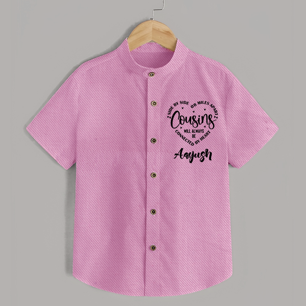 Cousin Connection Shirt | Customizable Baby Clothing - BABY PINK - 0 - 6 Months Old (Chest 23")