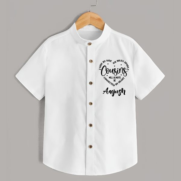 Cousin Connection Shirt | Customizable Baby Clothing - WHITE - 0 - 6 Months Old (Chest 23")