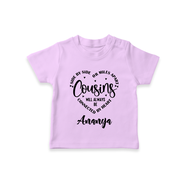 Cousin Connection T-Shirt | Customizable Baby Clothing - LILAC - 0-5 Months Old (Chest 17")
