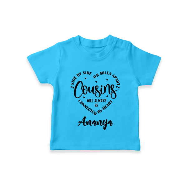 Cousin Connection T-Shirt | Customizable Baby Clothing - SKY BLUE - 0-5 Months Old (Chest 17")