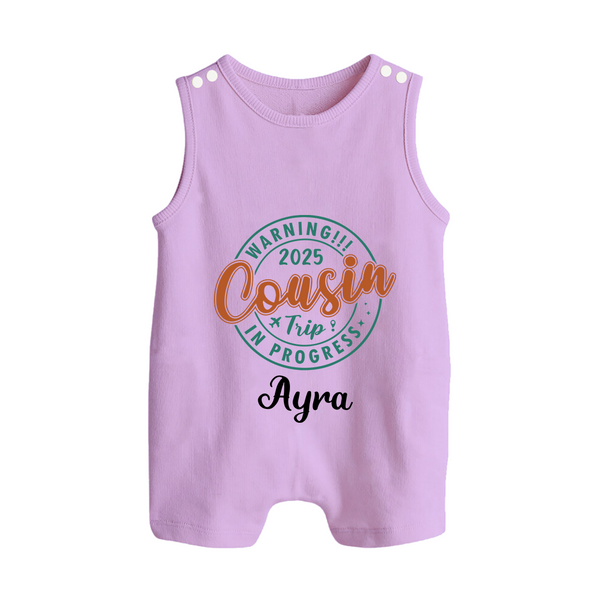 My First Cousin Bond Romper Suit / Sleeveless Romper | Celebrate Family Ties - LILAC - 0 - 5 Months Old (Chest 18")