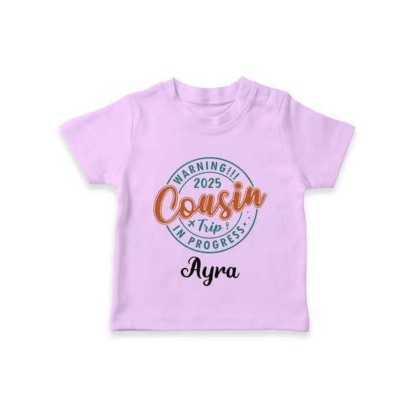 My First Cousin Bond T-Shirt | Celebrate Family Ties - LILAC - 0-5 Months Old (Chest 17")