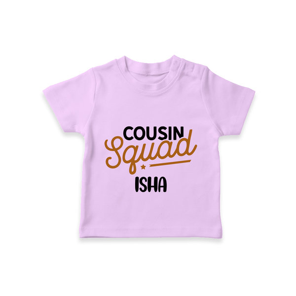 Tiny Cousin Team T-Shirt | Personalized Infant Apparel - LILAC - 0-5 Months Old (Chest 17")