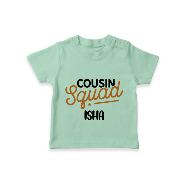 Tiny Cousin Team T-Shirt | Personalized Infant Apparel - MINT GREEN - 0-5 Months Old (Chest 17")