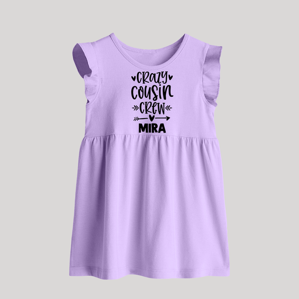 Cousin Charm Baby Frock Outfit | Celebrate the Cousin Bond - LILAC - 0 - 3 Months Old (Chest 17")