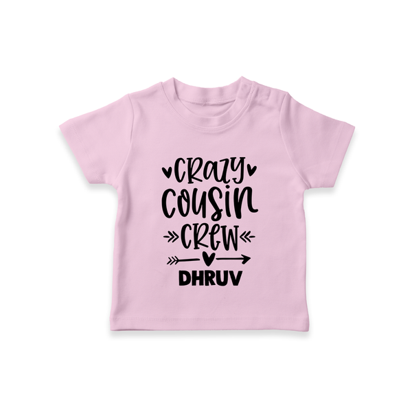 Cousin Charm T-Shirt Outfit | Celebrate the Cousin Bond - BABY PINK - 0-5 Months Old (Chest 17")