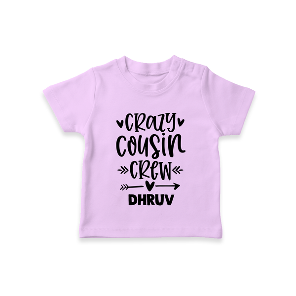 Cousin Charm T-Shirt Outfit | Celebrate the Cousin Bond - LILAC - 0-5 Months Old (Chest 17")