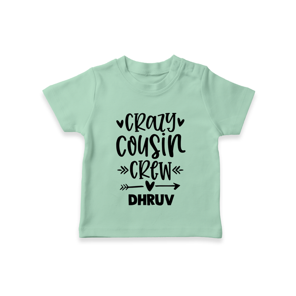Cousin Charm T-Shirt Outfit | Celebrate the Cousin Bond - MINT GREEN - 0-5 Months Old (Chest 17")