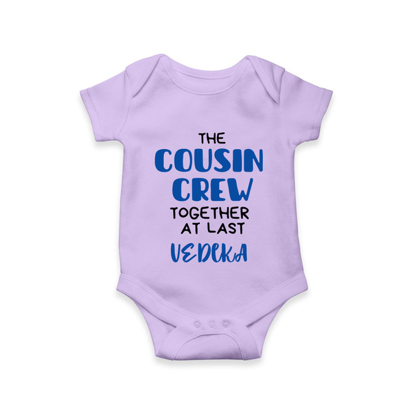 Cousin Love Romper / Onesie Outfit | Soft Cotton for Infants - LILAC - New Born (Chest 14")