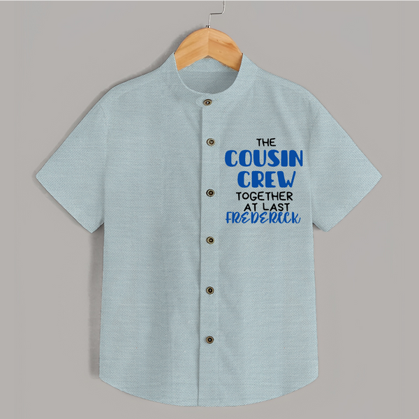 Cousin Love Shirt Outfit | Soft Cotton for Infants - ARCTIC BLUE - 0 - 6 Months Old (Chest 23")