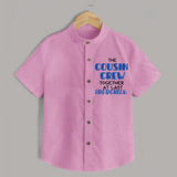 Cousin Love Shirt Outfit | Soft Cotton for Infants - BABY PINK - 0 - 6 Months Old (Chest 23")