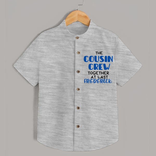 Cousin Love Shirt Outfit | Soft Cotton for Infants - GREY - 0 - 6 Months Old (Chest 23")