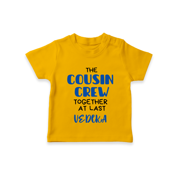 Cousin Love T-Shirt Outfit | Soft Cotton for Infants - CHROME YELLOW - 0-5 Months Old (Chest 17")