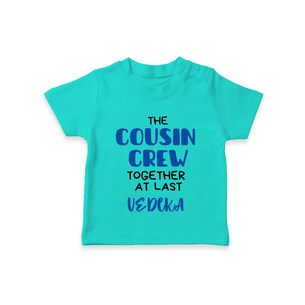 Cousin Love T-Shirt Outfit | Soft Cotton for Infants - TEAL - 0-5 Months Old (Chest 17")