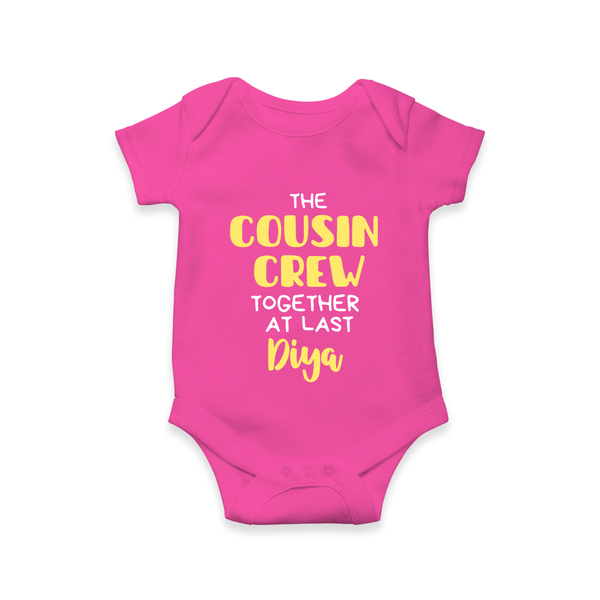 Cousin Love Romper / Onesie Outfit | Soft Cotton for Infants - HOT PINK - New Born (Chest 14")