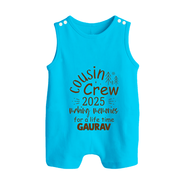 Cousin Smiles Romper Suit / Sleeveless Romper | Adorable and Comfortable Wear - SKY BLUE - 0 - 5 Months Old (Chest 18")