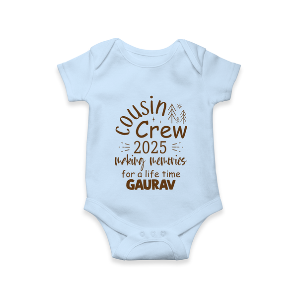 Cousin Smiles Romper / Onesie | Adorable and Comfortable Wear - BABY BLUE - New Born (Chest 14")