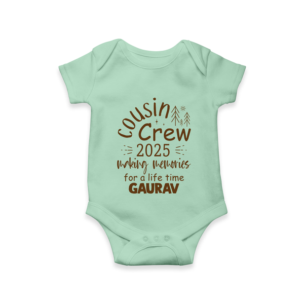 Cousin Smiles Romper / Onesie | Adorable and Comfortable Wear - MINT GREEN - New Born (Chest 14")