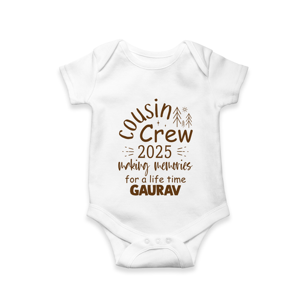 Cousin Smiles Romper / Onesie | Adorable and Comfortable Wear - WHITE - New Born (Chest 14")