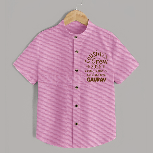 Cousin Smiles Shirt | Adorable and Comfortable Wear - BABY PINK - 0 - 6 Months Old (Chest 23")