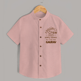 Cousin Smiles Shirt | Adorable and Comfortable Wear - PEACH - 0 - 6 Months Old (Chest 23")