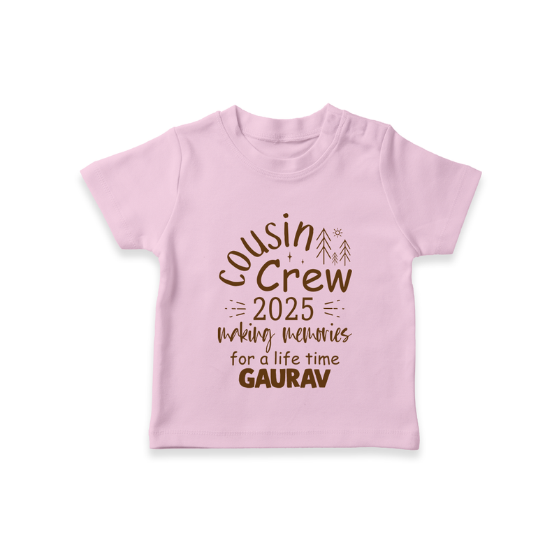 Cousin Smiles T-Shirt | Adorable and Comfortable Wear - BABY PINK - 0-5 Months Old (Chest 17")