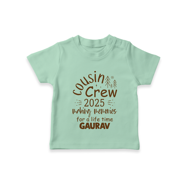 Cousin Smiles T-Shirt | Adorable and Comfortable Wear - MINT GREEN - 0-5 Months Old (Chest 17")