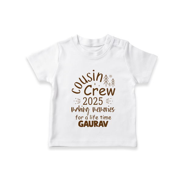 Cousin Smiles T-Shirt | Adorable and Comfortable Wear - WHITE - 0-5 Months Old (Chest 17")