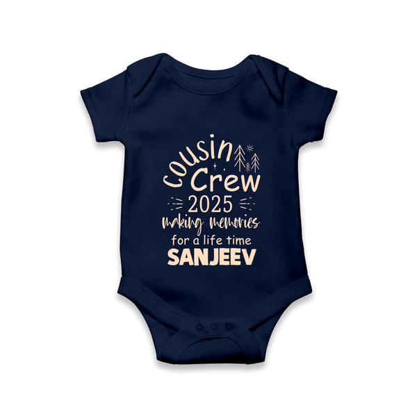 Cousin Smiles Romper / Onesie | Adorable and Comfortable Wear - NAVY BLUE - New Born (Chest 14")