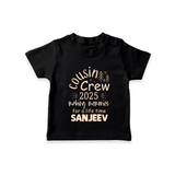 Cousin Smiles T-Shirt | Adorable and Comfortable Wear - BLACK - 0-5 Months Old (Chest 17")