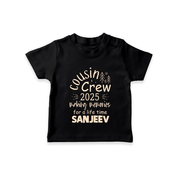 Cousin Smiles T-Shirt | Adorable and Comfortable Wear - BLACK - 0-5 Months Old (Chest 17")