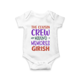 Little Cousin Tribe Romper / Onesie | Adorable Matching Wear - WHITE - New Born (Chest 14")