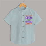 Little Cousin Tribe Shirt | Adorable Matching Wear - ARCTIC BLUE - 0 - 6 Months Old (Chest 23")