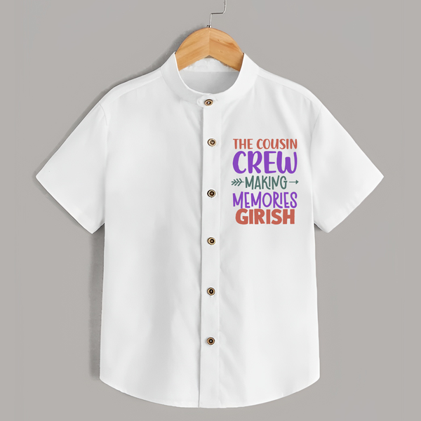 Little Cousin Tribe Shirt | Adorable Matching Wear - WHITE - 0 - 6 Months Old (Chest 23")