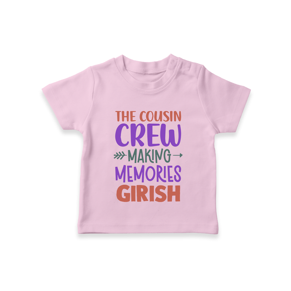 Little Cousin Tribe T-Shirt | Adorable Matching Wear - BABY PINK - 0-5 Months Old (Chest 17")