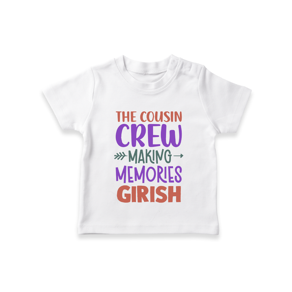 Little Cousin Tribe T-Shirt | Adorable Matching Wear - WHITE - 0-5 Months Old (Chest 17")