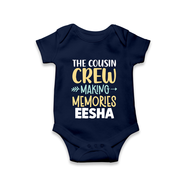 Little Cousin Tribe Romper / Onesie | Adorable Matching Wear - NAVY BLUE - New Born (Chest 14")