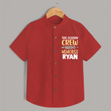 Little Cousin Tribe Shirt | Adorable Matching Wear - RED - 0 - 6 Months Old (Chest 23")