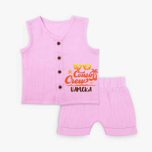 Cousin Harmony Jabla Set | Celebrate Togetherness - BABY PINK - 0 - 3 Months Old (Chest 9.8")