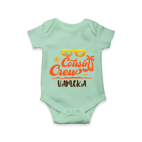 Cousin Harmony Romper / Onesie | Celebrate Togetherness - MINT GREEN - New Born (Chest 14")