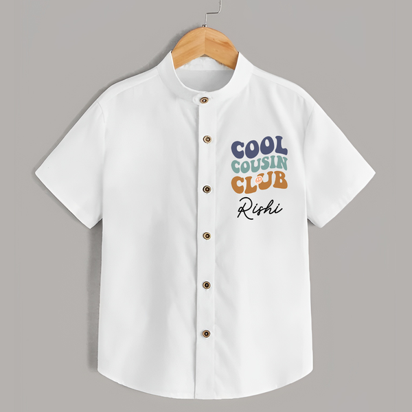Baby Cousin Bond Shirt | Custom Name Options - WHITE - 0 - 6 Months Old (Chest 23")