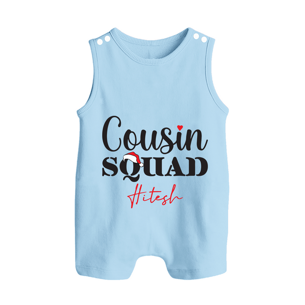 Cousin Joy Romper Suit / Sleeveless Romper Outfit | Perfect for Family Gatherings - BABY BLUE - 0 - 5 Months Old (Chest 18")