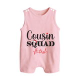 Cousin Joy Romper Suit / Sleeveless Romper Outfit | Perfect for Family Gatherings - BABY PINK - 0 - 5 Months Old (Chest 18")