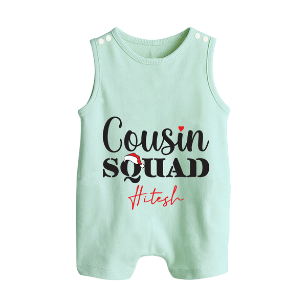 Cousin Joy Romper Suit / Sleeveless Romper Outfit | Perfect for Family Gatherings - MINT GREEN - 0 - 5 Months Old (Chest 18")